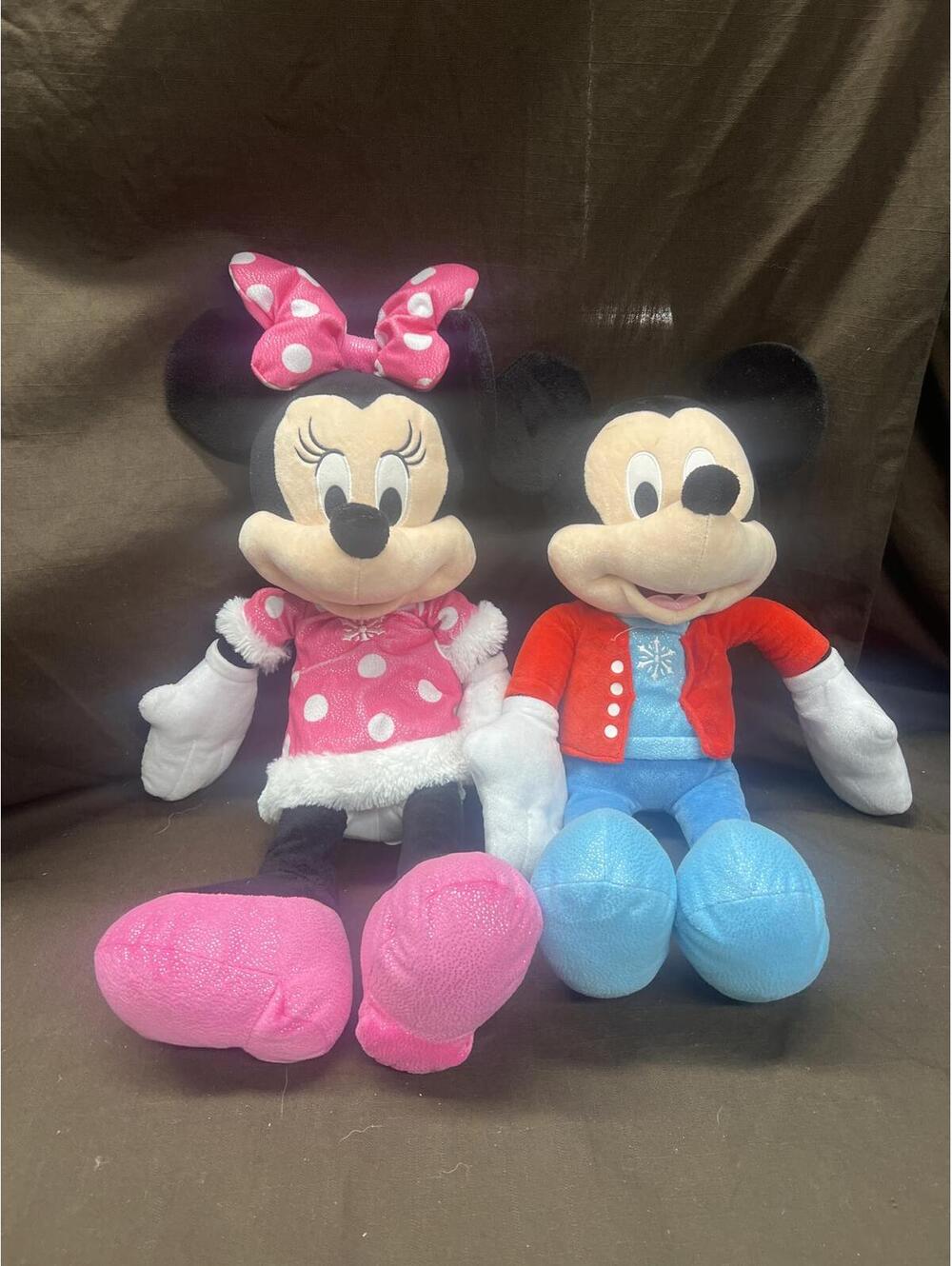 Disney Minnie and Mickey Mouse Plush Toys Set